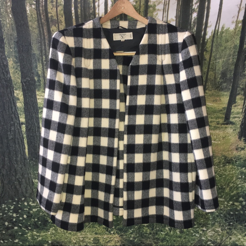 Valentino Miss V Wool Coat